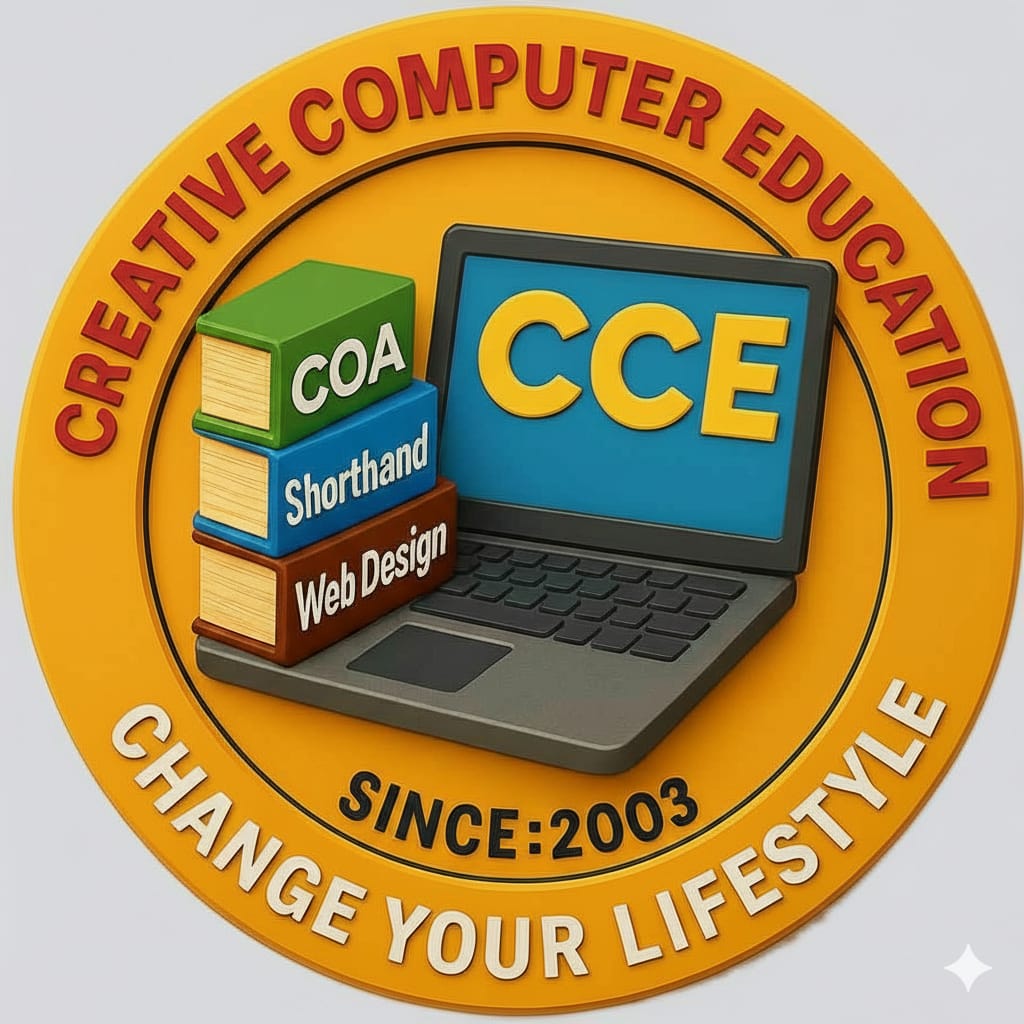 Creative Computer Education | TNGTE Approved COA, Shorthand, Tally ...